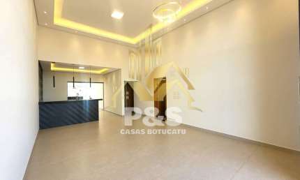 Casa de Alto Padrão no Condomínio Reserva, com 3 suítes.