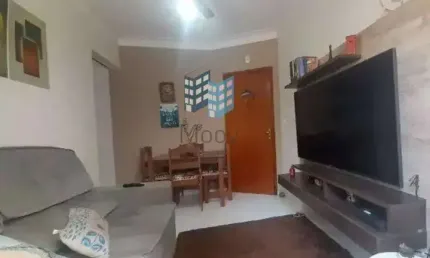 Apartamento de praia para venda em praia grande, guilhermina, 1 dormitório, 1 banheiro, 1 vaga