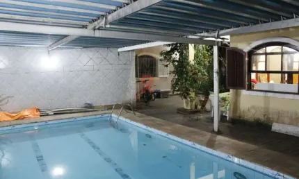 Casa na praia para venda em praia grande, guilhermina, 3 dormitórios, 2 vagas