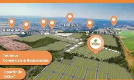 Terreno à venda no Jardim Ipanema, São Carlos  por R$ 117.314