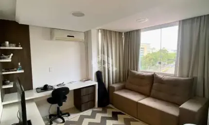 1 dormitorio todo Mobiliado com 1 vaga de garagem em frente a PUC