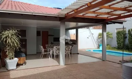 Casa chalé - 2 dormitorios - piscina - patio - scharlau - são leopoldo