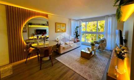 Apartamento de 2 dormitórios sendo 1 suíte, localizado em Gramado.
