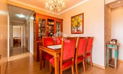 Apartamento 3 quaros com 1 suite, sacada, 2 vagas de garagem, infraestrutura completa no bairro Vila Ipiranga