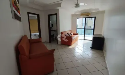 apartamento a venda na praia grande no bairro da ocian com 1 quarto e 1 vaga