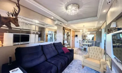 Apartamento 78,29m² mobiliado 2 Dormitórios 01 vaga coberta no Bairro Nossa Senhora das Graças em Canoas
