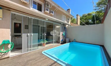CASA EM CONDOMÍNIO 3 QUARTOS E 2 VAGAS DE GARAGEM NO BAIRRO NONOAI