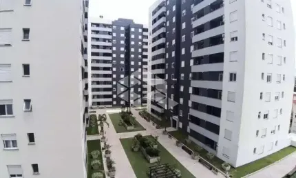 Apartamento 02 dormitórios , sacada com churrasqueira no centro, canoas.