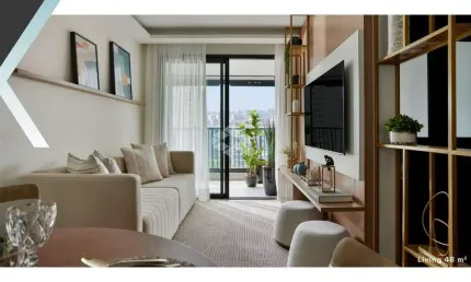 Apto 49,95m², 1 dorm, e 1 vaga a venda em pinheiros, 5 minutos a pé do metrô faria lima