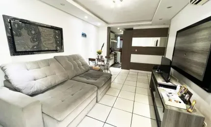 Apartamento 3 dormitórios e sacada, bairro Igara, Canoas/RS.