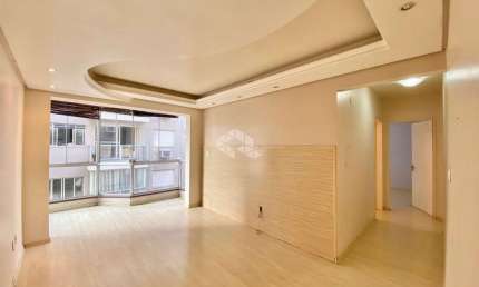 Apartamento 2 dormitórios, cozinha planejada, varanda fechada, garagem dupla, 73,25 metros quadrados, bairro Vila Rosa, em Novo Hamburgo.