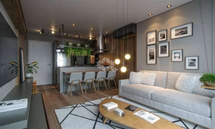 Apartamento de 2 dormitórios + terraço,  74,87m² em Gramado, a 5 minutos da Rua Coberta