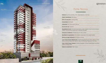 Apartamento à Venda, 3 Dorm., 1 Vaga(s), Cidade Patriarca, São Paulo/SP