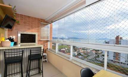 APARTAMENTO SEMIMOBILIADO COM 3 QUARTOS SENDO 1 SUÍTE 2 VAGAS E ÁREA DE LAZER COMPLETA NO JARDIM ATLÂNTICO FLORIANÓPOLIS