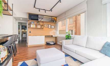Apartamento a venda Menino Deus 2 dormitorios e suite com garagem