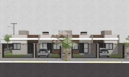 Casa geminada com dois quartos no Bairro São Francisco Farroupilha RS