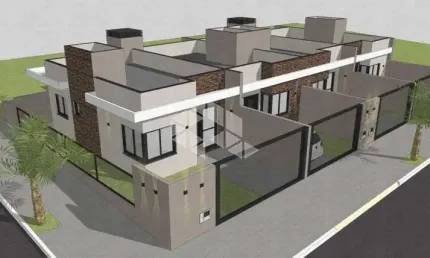 Casa geminada com dois quartos no Bairro São Francisco Farroupilha RS