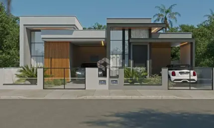 CASA COM 2 DORMITÓRIOS SENDO 1 SUÍTE EM SÃO JOSÉ - SC, BAIRRO FORQUILHAS À VENDA POR R$ 540.000,00.