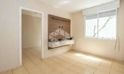 Apartamento 01 dormitório garagem rotativa desocupado e modernizado portaria salão festa