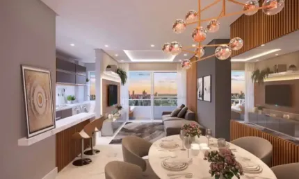 Apartamento com 68m² de área privativa em construção no bairro passo da