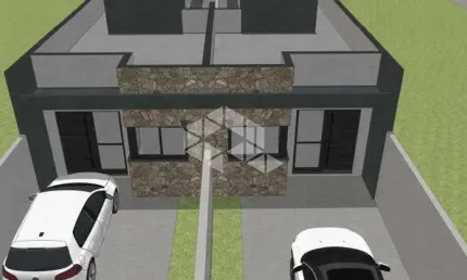 Casa geminada com dois quartos no bairro são francisco farroupilha rs