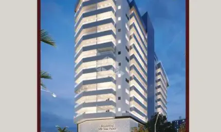 Apartamento novo na praia. 02 dorms. (01 suite) sacada gourmet, 79,00 m² área útil, 01 vaga. vl mirim / praia grande sp.