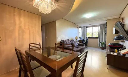 Apartamento 2 dormitórios,  semimobiliado, sacada com churrasqueira, 2 vagas coberta e elevador, bairro centro em esteio