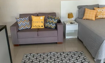 Loft mobiliado e decoração para locação na Praça do Habibs, Mogi das Cruzes
