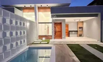 Casa luxuosa que você procura com piscina e área gourmet