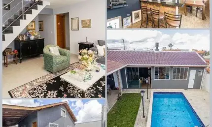 Casa a venda com 180 m² com 4 quartos com suíte com edícula 40 m² em Capão da Imbuia - Curitiba - PR
