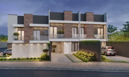 Sobrado a venda com 3 quartos com 89 m² privativos no bairro  Cidade Industrial