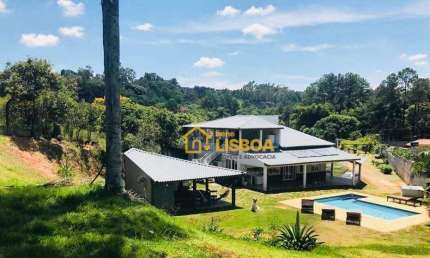 Chácara com 4 dormitórios à venda, 5000 m² por R$ 1.650.000,00 - Parque Agrinco - Guararema/SP