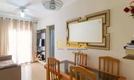 Apartamento com 2 dormitórios à venda, 59 m² por R$ 405.000,00 - Vila Valparaíso - Santo André/SP