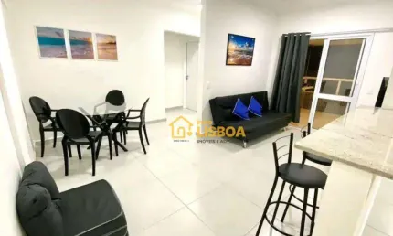 Apartamento com área de lazer, 78 m² por R$ 583.000 - Vila Guilhermina - Praia Grande/SP