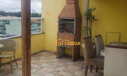 Cobertura com 3 dormitórios à venda, 98 m² por R$ 375.000 - Jardim Alvorada - Santo André/SP
