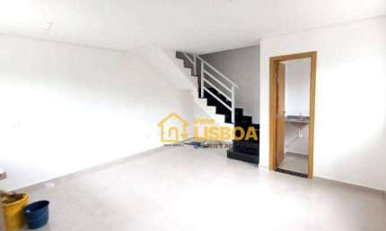 Sobrado com 2 dormitórios à venda, 89 m² por R$ 449.000 - Vila Guarani - Santo André/SP