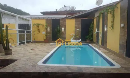 Casa com 4 dormitórios à venda por R$ 600.000,00 - Praia do Sapê - Ubatuba/SP