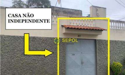 Casa com 1 dormitório para alugar, 40 m² por r$ 600,00/mês - cidade centenário - são paulo/sp