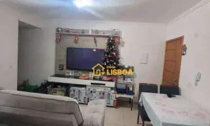 Apartamento com 2 dormitórios, 1 suíte à venda, 56 m² - parque novo oratório - santo andré/sp