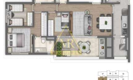 Apartamento com 3 quartos à venda na Rua Gregório Serrão, 232, Vila Mariana, São Paulo