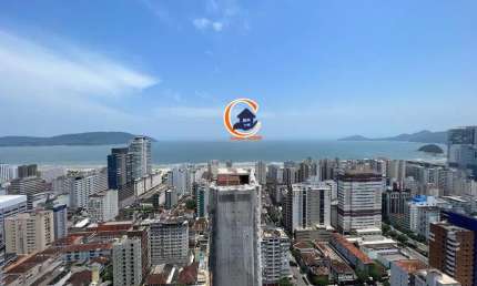 Cobertura  alto padrão vista mar  para locação - Gonzaga - Santos