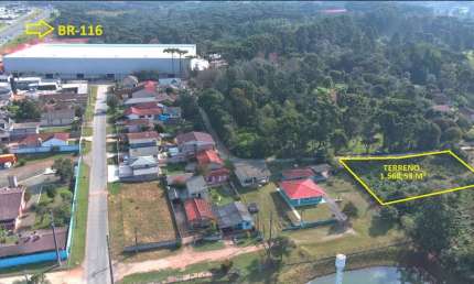 Terreno à venda, 1568.53 m2 por R$400000.00  - Colonia Faria - Colombo/PR