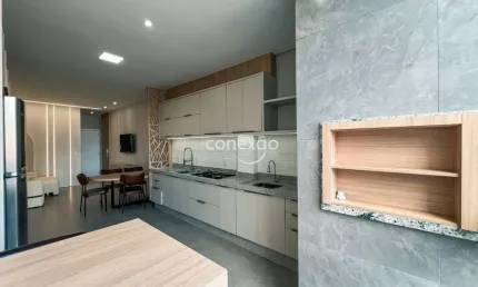Apartamento para venda com 1 suíte + 1 demisuíte, vila industrial - toledo