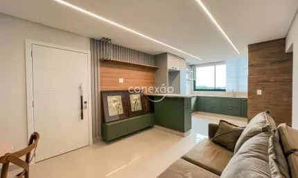 Apartamento semimobiliado à venda com cozinha gourmet, 2 quartos, JD. LA SALLE - TOLEDO/PR