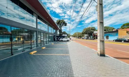 Sala comercial para locação com estacionamento próprio, vila operária - toledo/pr