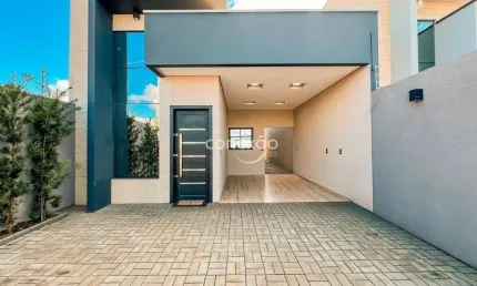 Casa com piscina para locação, com 1 suíte + 2 quartos, jd. pancera - toledo/pr
