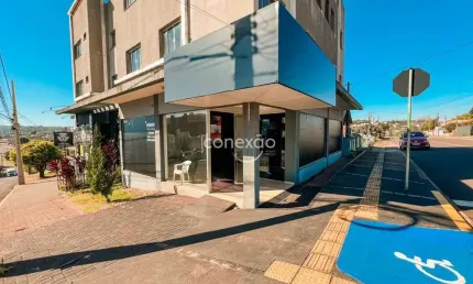 Sala comercial de esquina para locação, jd. parizotto - toledo/pr