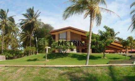 Casa com 5 dormitórios à venda por R$ 5.900.000,00 - Lagoa do Uruau - Beberibe/CE