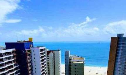 Apartamento com 1 dormitório com vista mar, 44 m² - Praia de Iracema - Fortaleza/CE