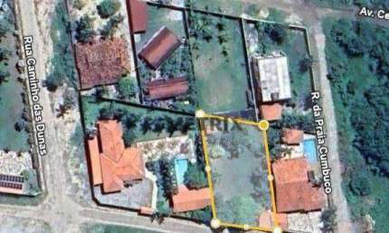 Terreno à venda, 920 m² por R$ 850.000,00 - Praia de Cumbuco - Caucaia/CE
